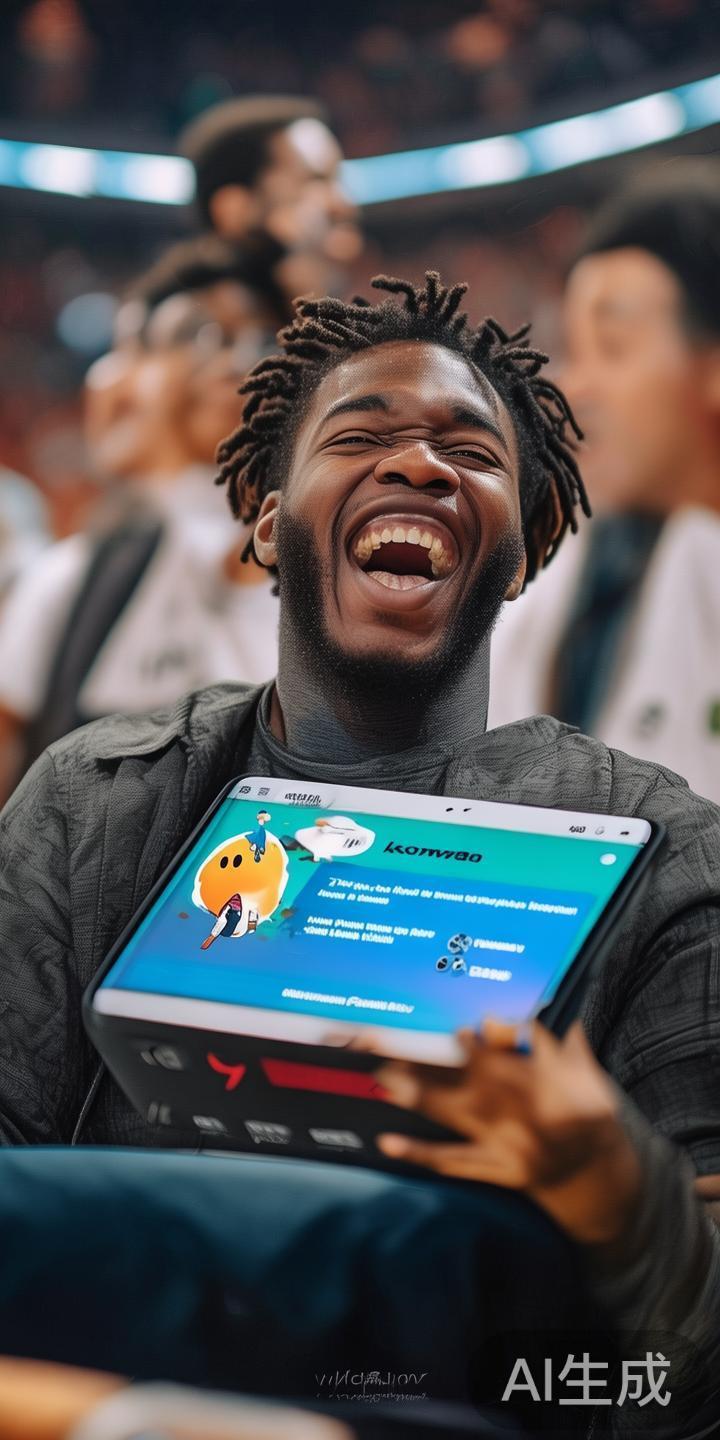 比方说，一名篮球迷在观看完比赛后，可以在平台内发表