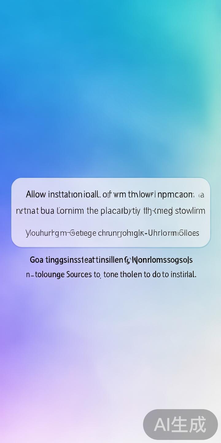 详细攻略:半岛体育App安卓手机下载流程与最新版本升级指南 允许安装未知应用
如果通过第三方平台下载,可能需